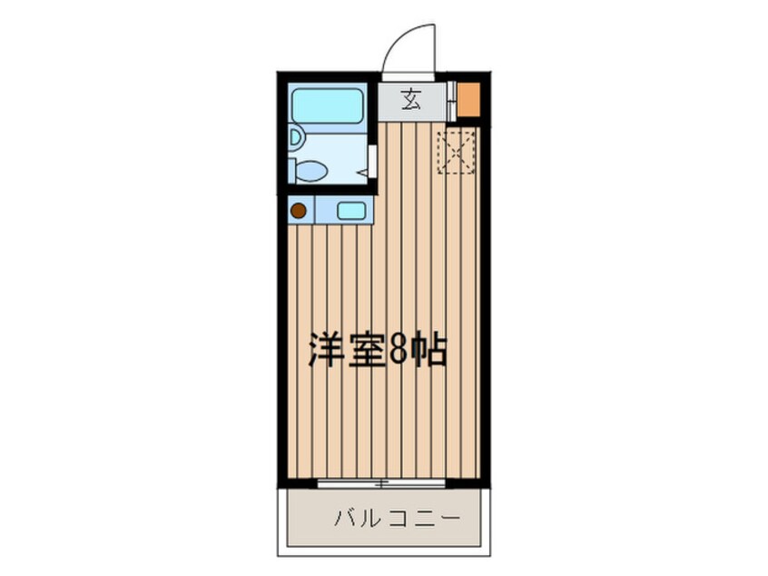 間取図 クレ－ルパ－トⅠ