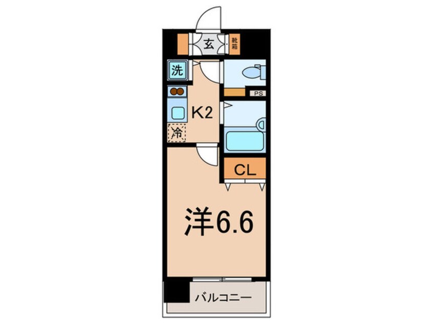 間取図 ガラ・シティ駒沢大学（604）