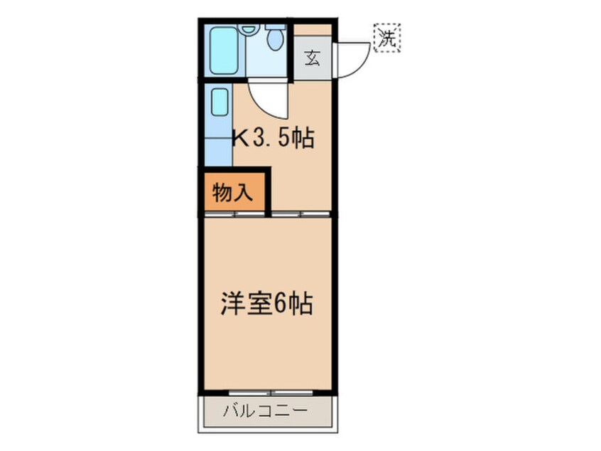 間取図 コ－ポ峰