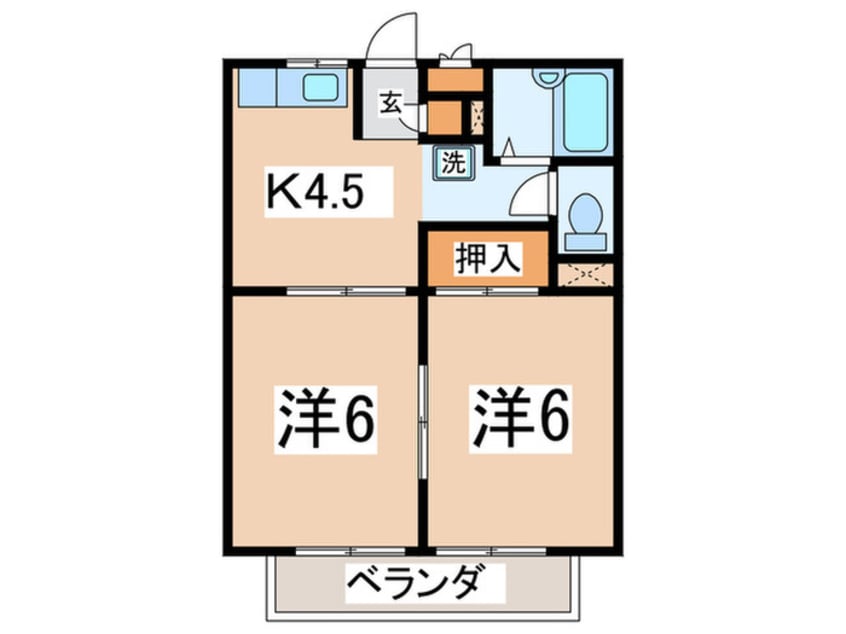 間取図 パークサイド相武台