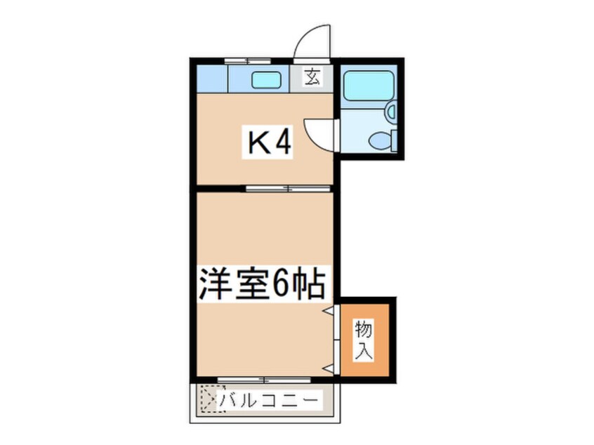 間取図 ハイツはなぶさ