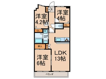 間取図 サンマンション小豆沢(805)