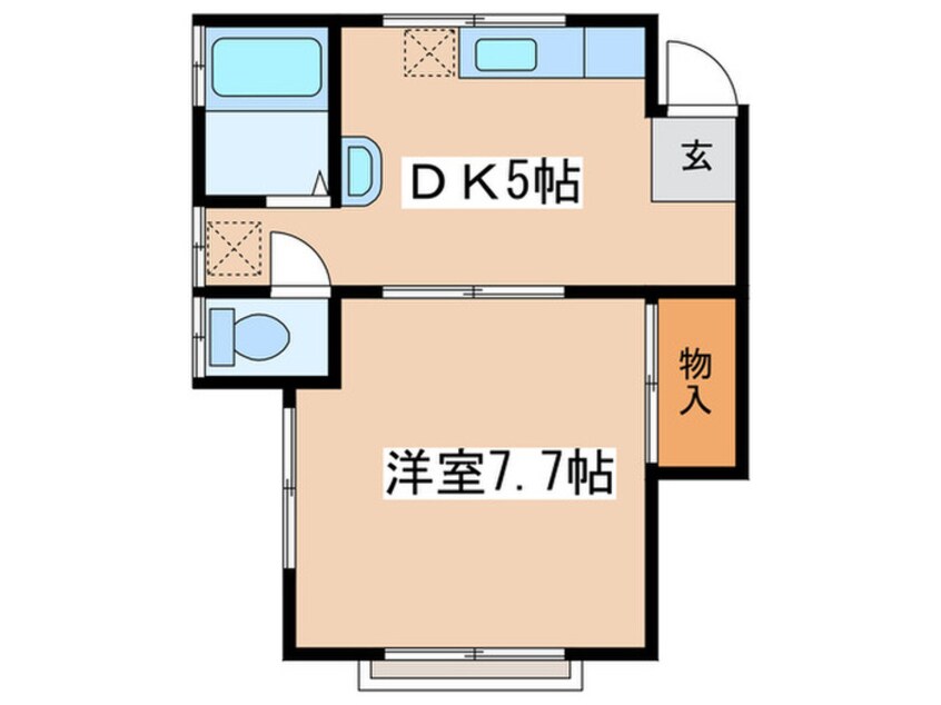 間取図 メゾン八坂