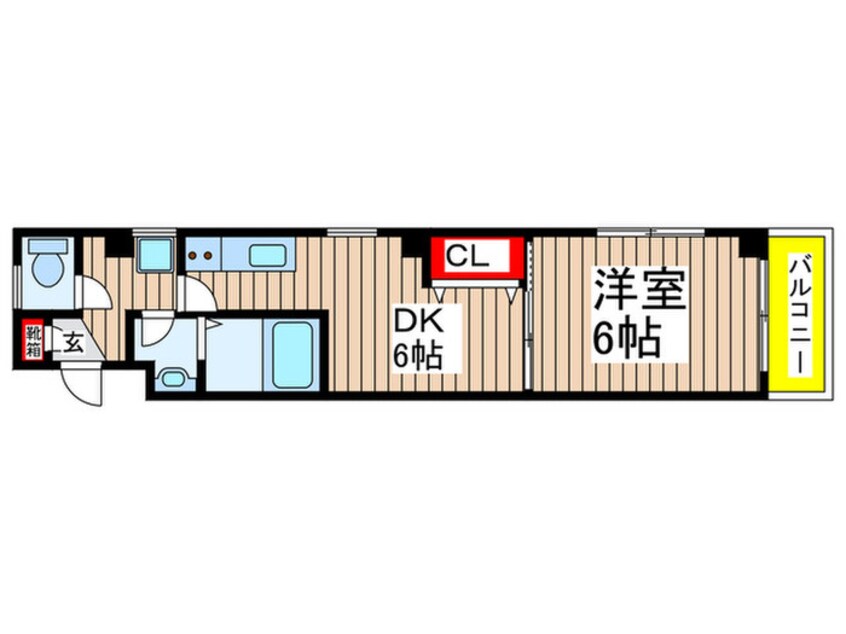 間取図 金太郎ヒルズ７０