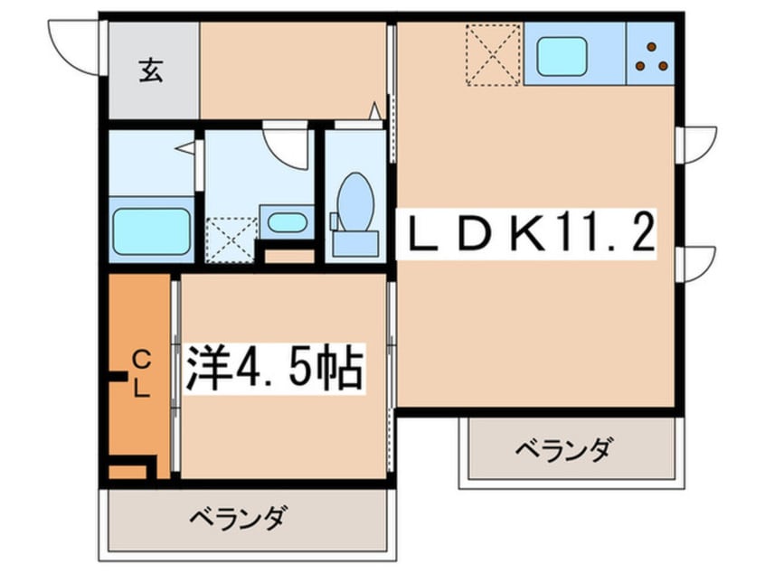 間取図 ファトーレ調布
