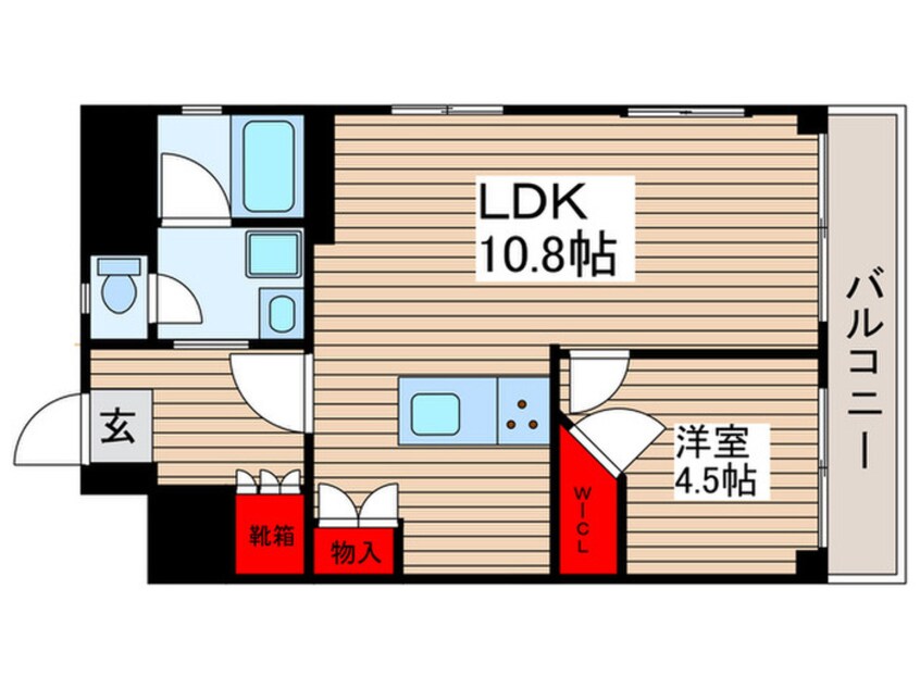 間取図 門前仲町ｻﾏﾘﾔﾏﾝｼｮﾝ(803)