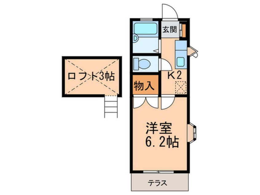 間取図 コ－ポサクラ