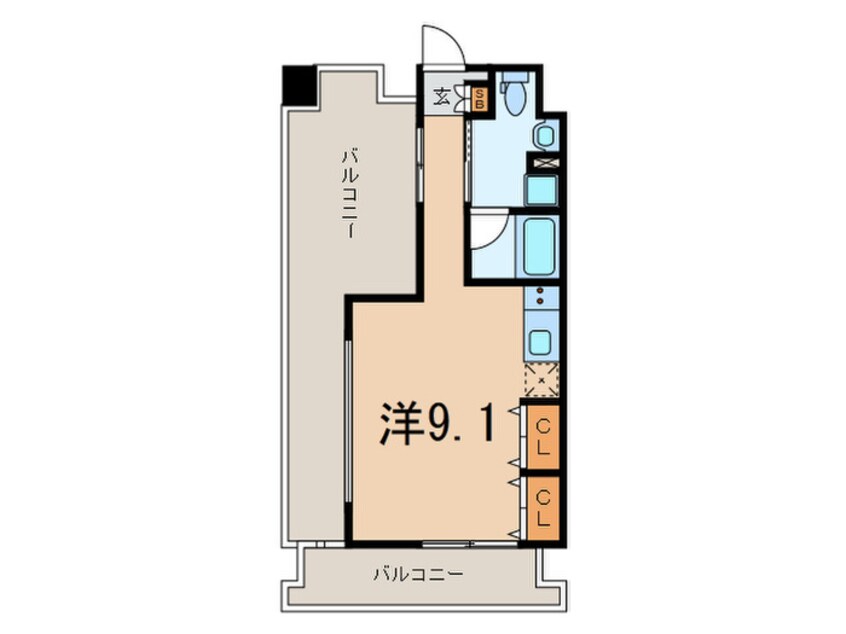 間取図 コンフォリア芝浦