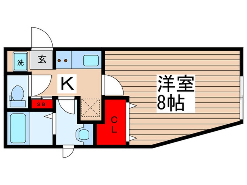 間取図 ＳＯＬＥＩＬ　ＭＡＴＳＵＤＯ