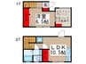 Garage　Site 1LDKの間取り