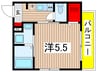 MELDIA東千葉Ⅲ 1Rの間取り