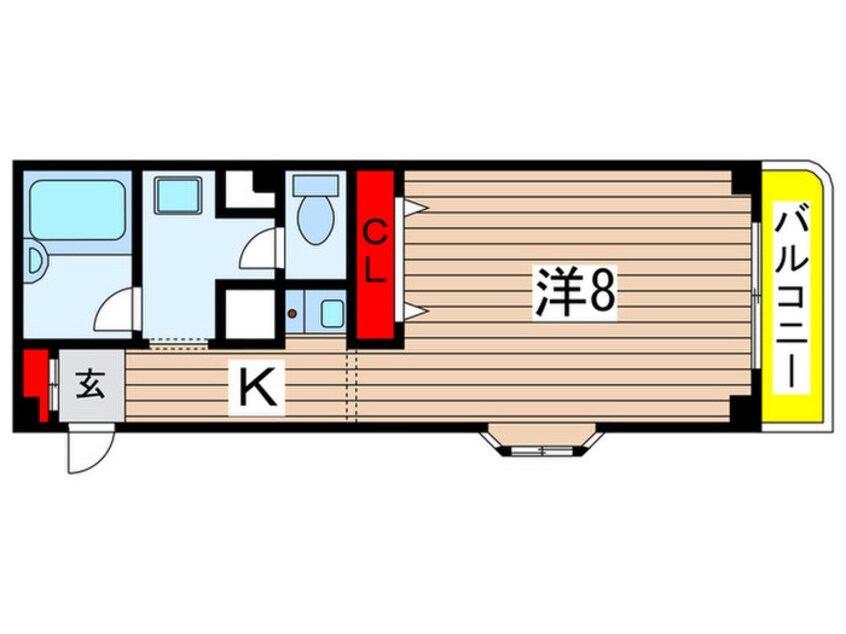 間取図 パルコート新宿