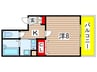 パルコート新宿 1Kの間取り