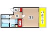 パルコート新宿 1Kの間取り