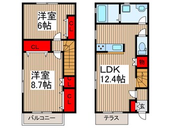 間取図 シュシュテラス
