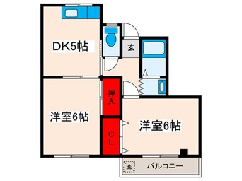 間取図 ドミール横田