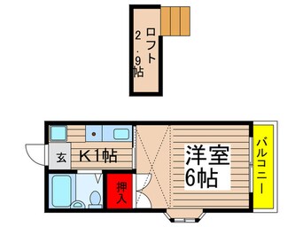 間取図 プラザ・ドゥ・アリーナ