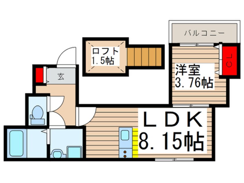 間取図 ＢｅｓｔＳｔａｇｅ所沢松葉町