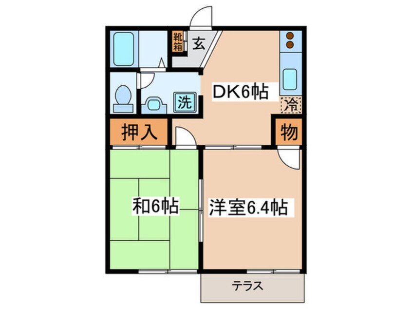 間取図 グレ－スパラシオンⅡ