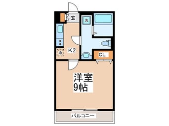 間取図 パルコート芦花Ⅱ