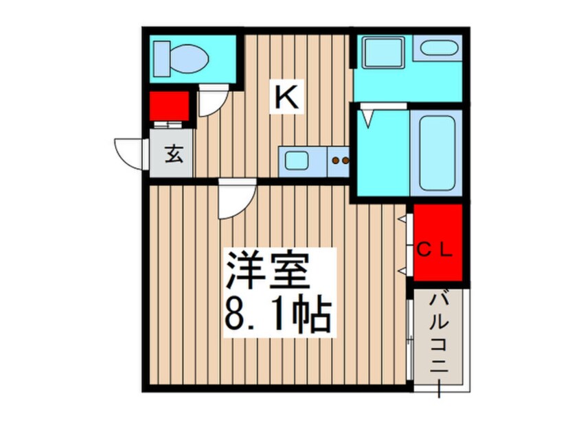 間取図 ヴィラ－ト七里