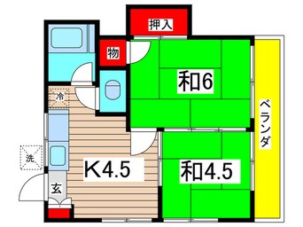 間取図 第一秋元荘