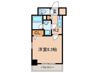 間取図 RELUXIA府中(405)