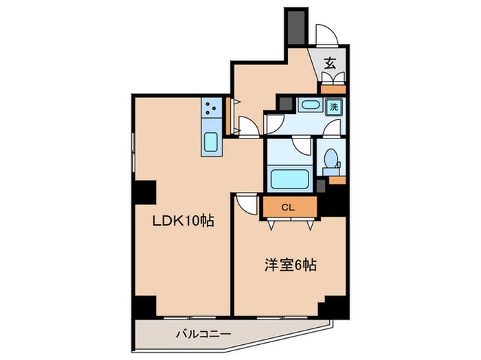 間取り図 シャンボール白山(802)