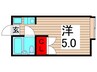 ネオシティＡ 1Rの間取り