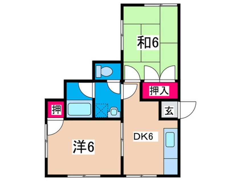 間取図 カサフェニックス