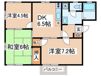 間取図 ヴィラシェリ―