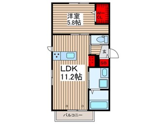 間取図 メゾン桜