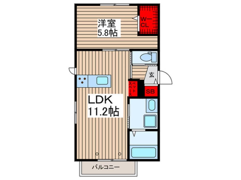間取図 メゾン桜