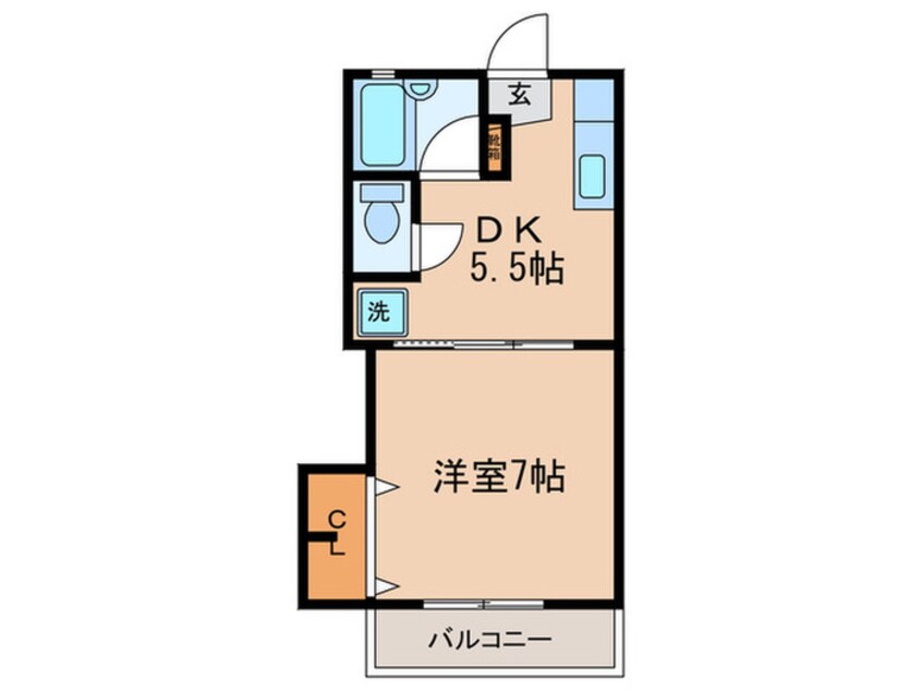 間取図 エスポワールⅡ