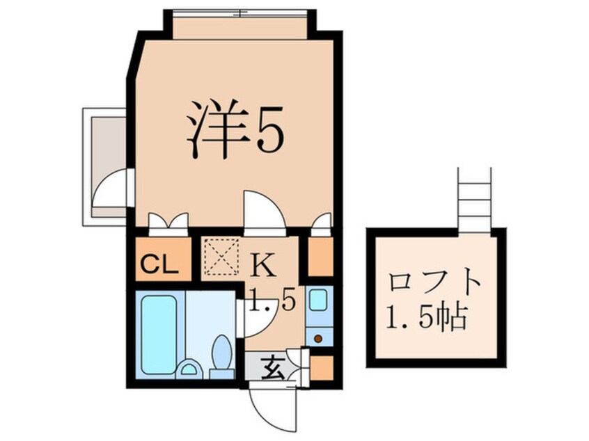 間取図 ＤＲホ－ムズ学芸大学