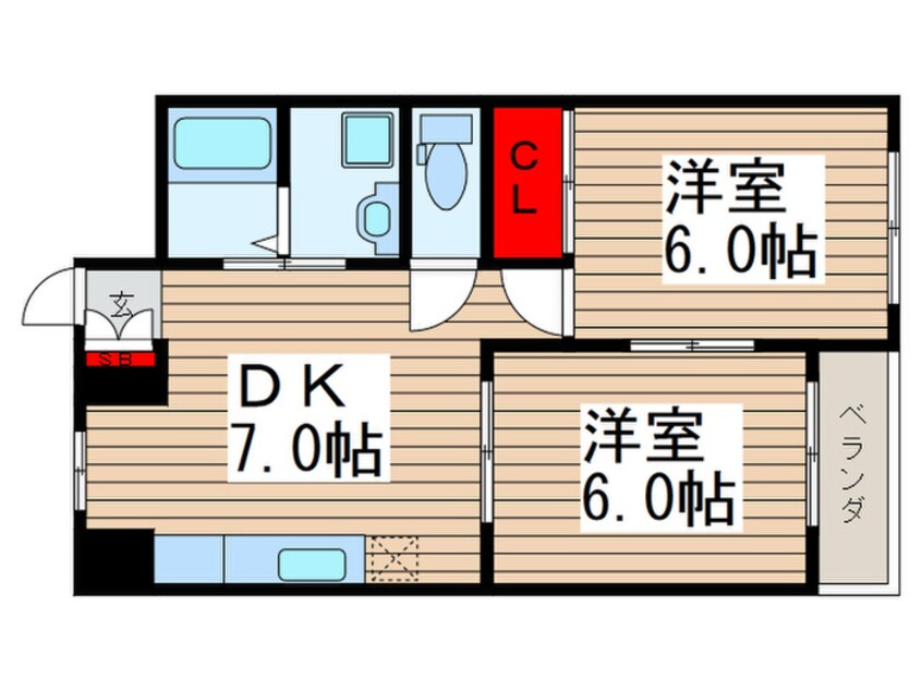 間取図 パインニ－ドル