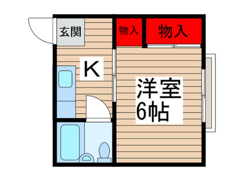 間取図 ロッヂ８０