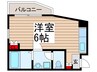 エムズガーデンⅠ 1Rの間取り