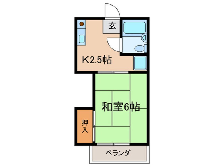 間取図 ハイツしの