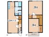 テラスハウスセンチュリ－ 2LDKの間取り