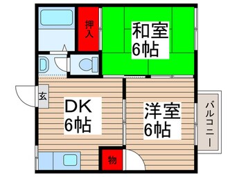 間取図 丘の上ハイツ