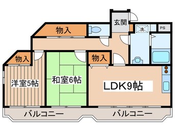 間取図 コンフォール南野