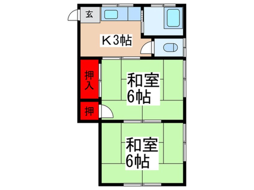 間取図 第２戸張荘