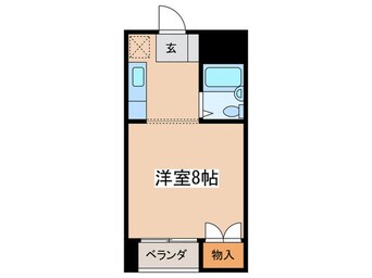 間取図 コ－ポ・ベレ－ザ