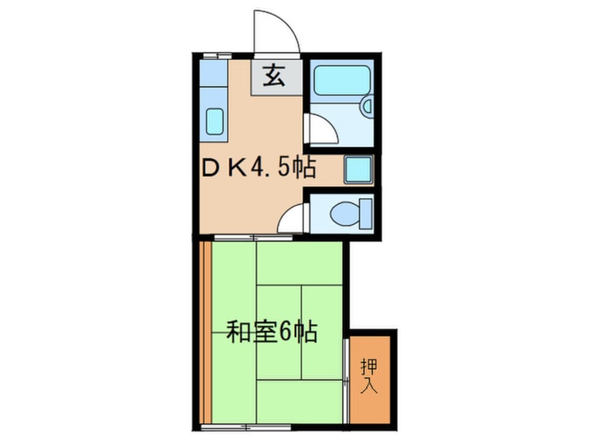 間取図 メゾンミスミ