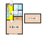 Lagoon西生田 1Kの間取り