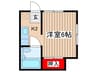 メゾン生田 1Kの間取り