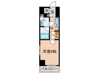 間取図 ルーブル新丸子（804）