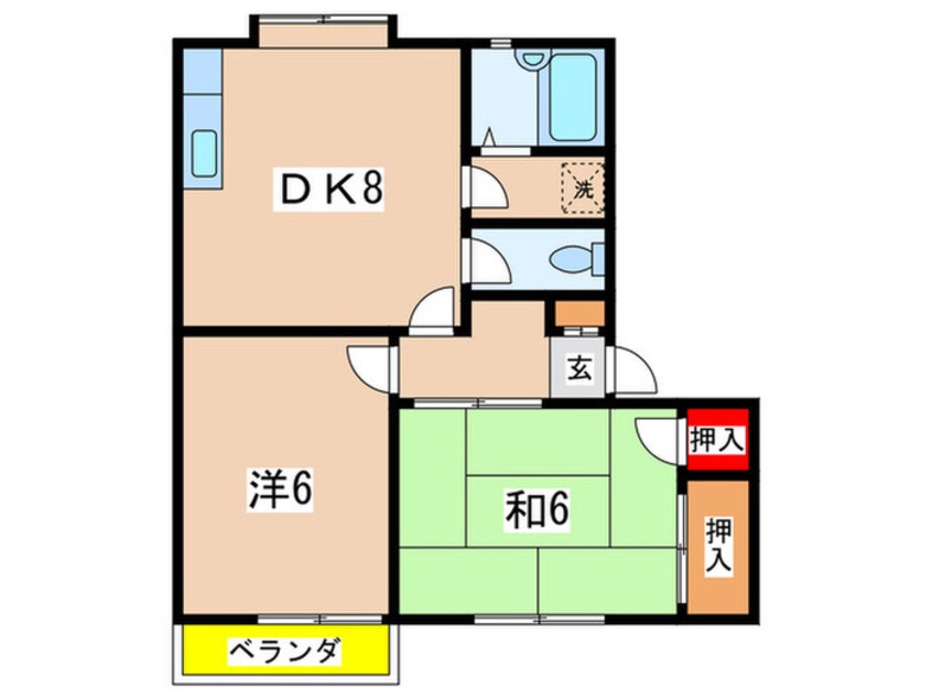 間取図 グラン・ビア麻生