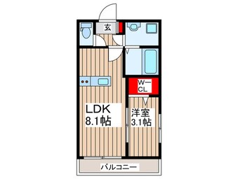 間取図 グランアズール